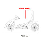 Elektrická Kára Fast 3 Drift - červená